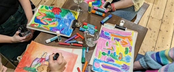 Drink and Draw at the Broadway Gallery in Hitchin (photo credit: Broadway Gallery on Eventbrite) 